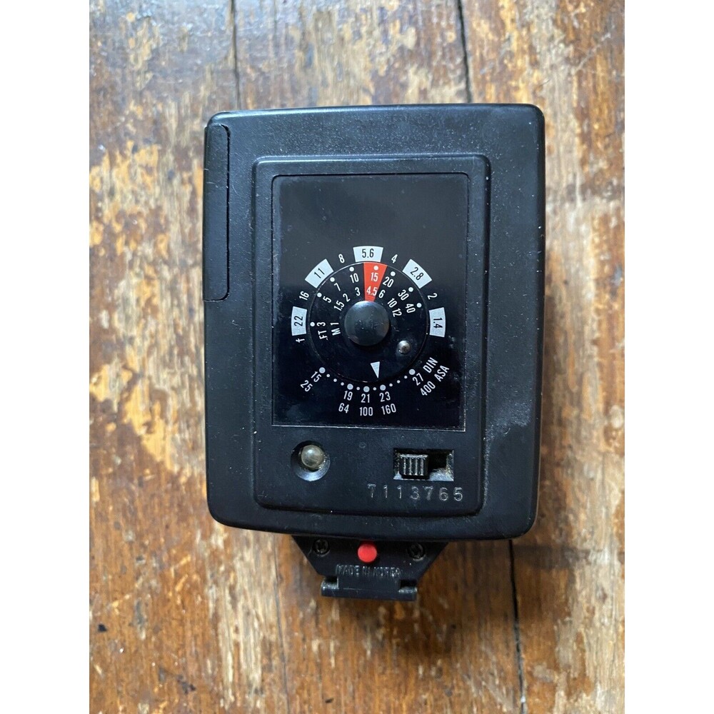 Vivitar Auto 215 Vintage Film Camera Flash Hot Shoe Mount Untested Sold As Is - Picture 2 of 6